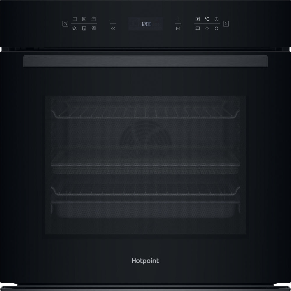 Hotpoint HOI68PT1SBUK Built-In Electric Single Oven with Pyrolytic Cleaning, Black, A+ Rated - image 1