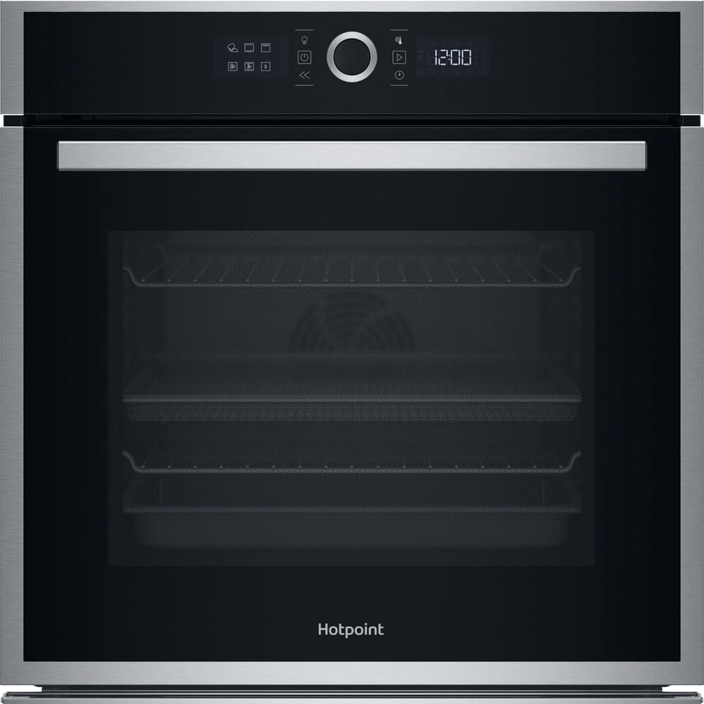 Hotpoint HOIM4S8PM0XUK Built-In Electric Single Oven with Pyrolytic Cleaning, Stainless Steel, A+ Rated - image 1