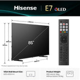 Hisense 85E7QTUK 85" QLED Smart Television - product image 4