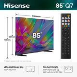 Hisense 85Q7STUK 85" QLED Smart Television - product image 2