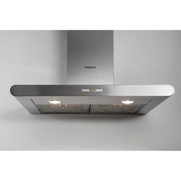 Hotpoint PHC7.7FLBIX 70cm Chimney Cooker Hood, Stainless Steel, B Rated - image 1