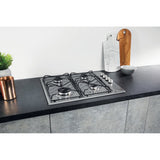 Hotpoint PAN642IX/H 58cm 4 Burner Gas Hob, Stainless Steel - image 4