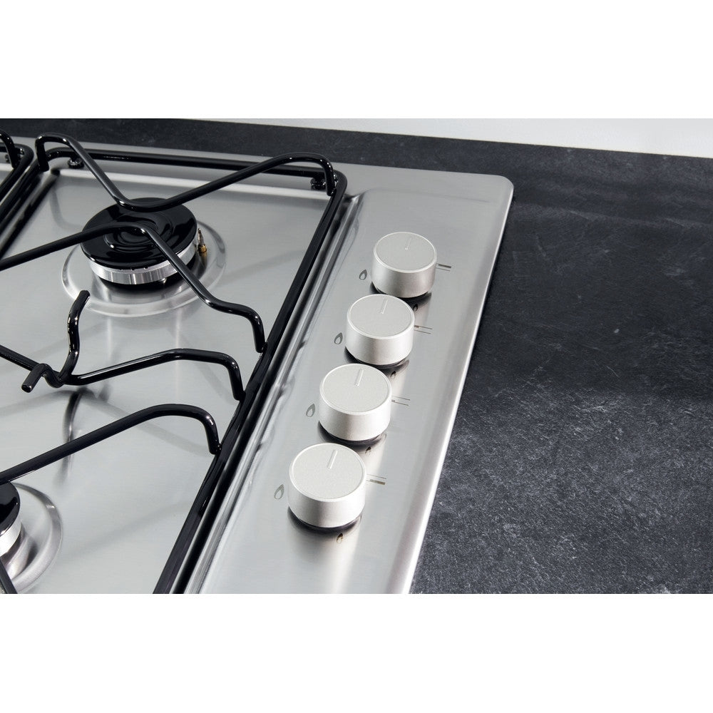 Hotpoint PAN642IX/H 58cm 4 Burner Gas Hob, Stainless Steel - image 5