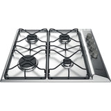 Hotpoint PAN642IX/H 58cm 4 Burner Gas Hob, Stainless Steel - image 1
