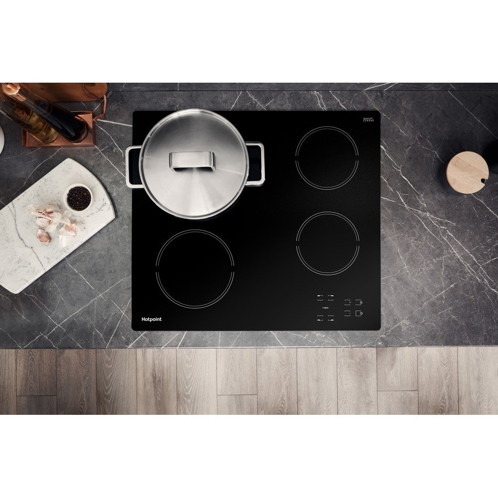 Hotpoint HR612CH 58cm Ceramic Hob, Black - image 5