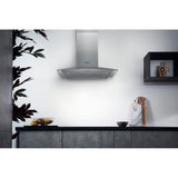 Hotpoint PHGC7.4FLMX 70cm Chimney Cooker Hood, Stainless Steel, D Rated - image 2