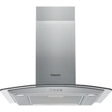 Hotpoint PHGC7.4FLMX 70cm Chimney Cooker Hood, Stainless Steel, D Rated - image 1