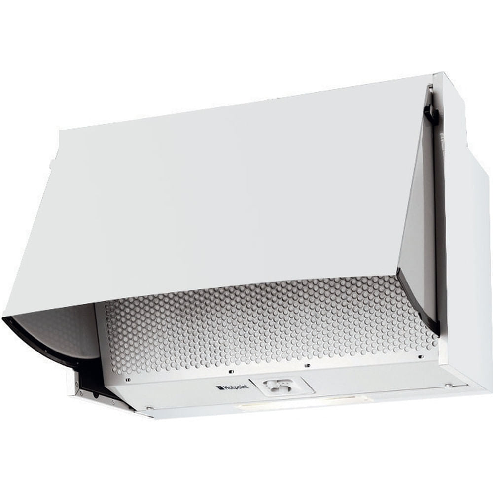 Hotpoint PAEINT66FLSW Integrated Cooker Hood, White, D Rated - image 1