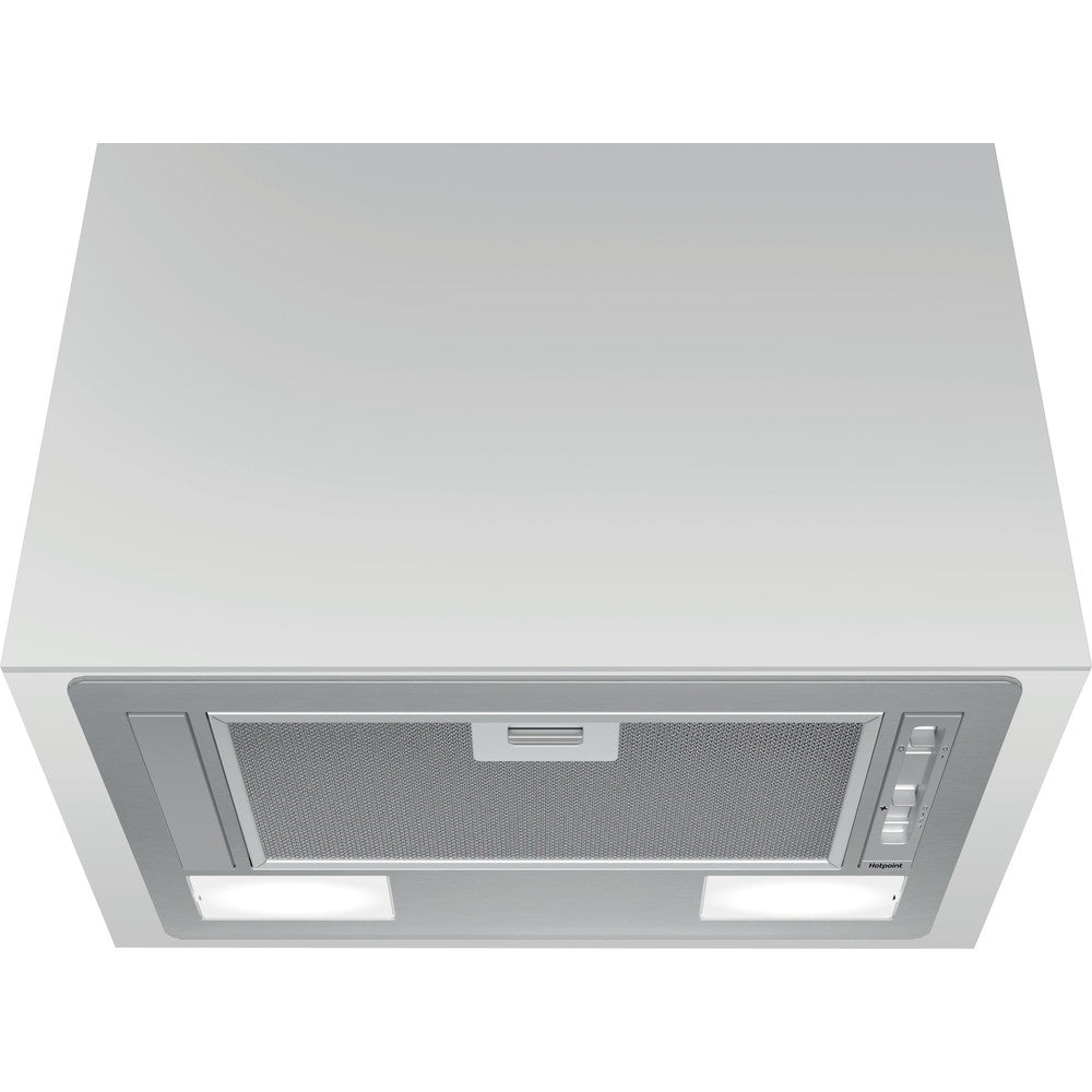 Hotpoint PCT64FLSS Canopy Cooker Hood, Stainless Steel, C Rated - image 1