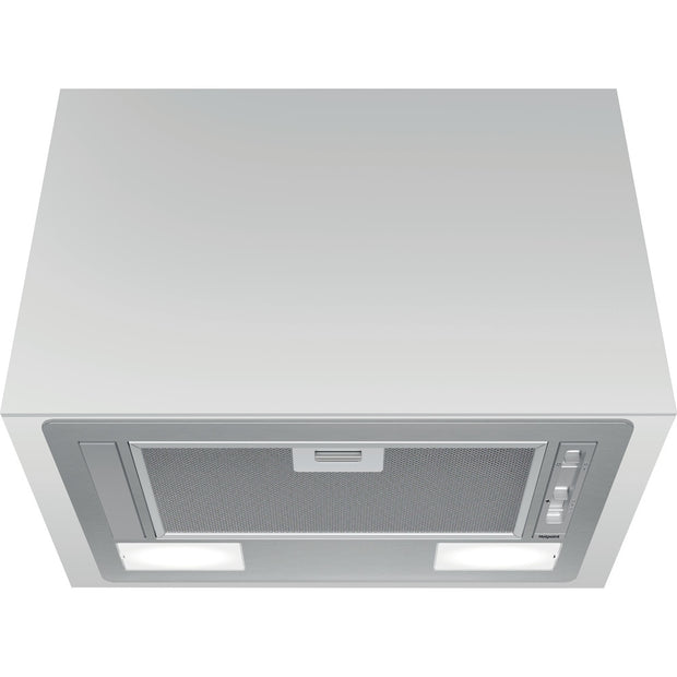 Hotpoint PCT64FLSS Canopy Cooker Hood, Stainless Steel, C Rated - image 1