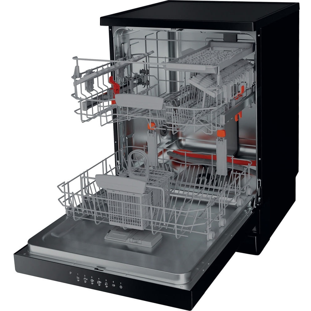 Hotpoint HFC3C26WCBUK Dishwasher, 14 Place Settings, Black, E Rated - image 9