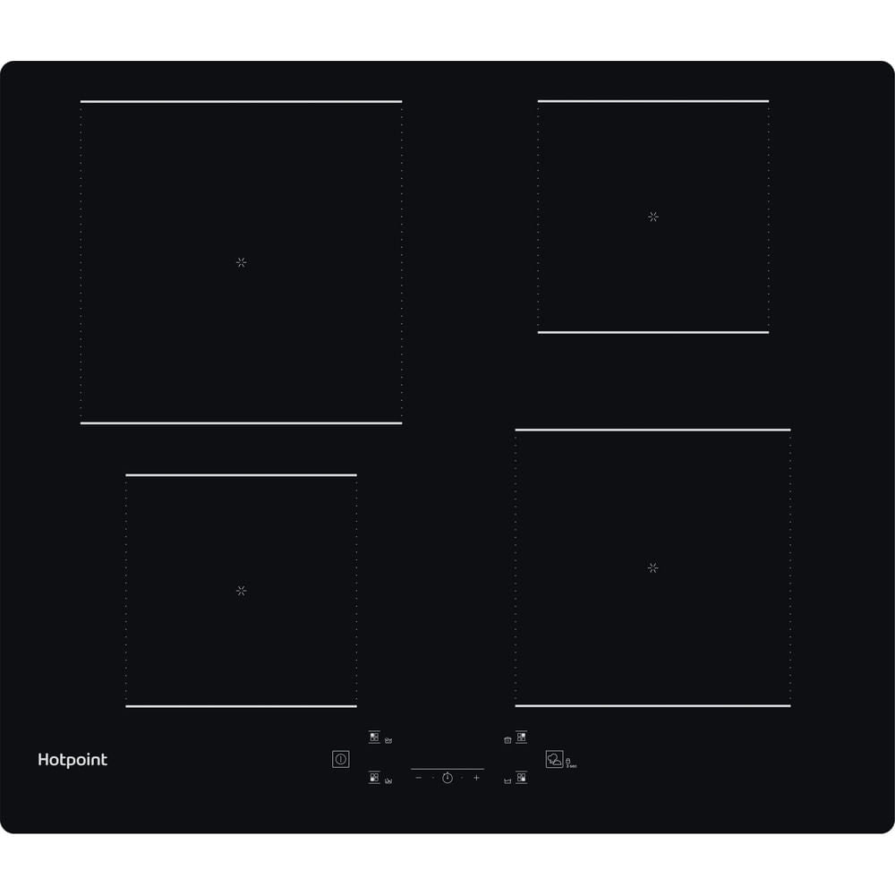 Hotpoint TQ1460SNE 59cm Induction Hob, Black - image 1