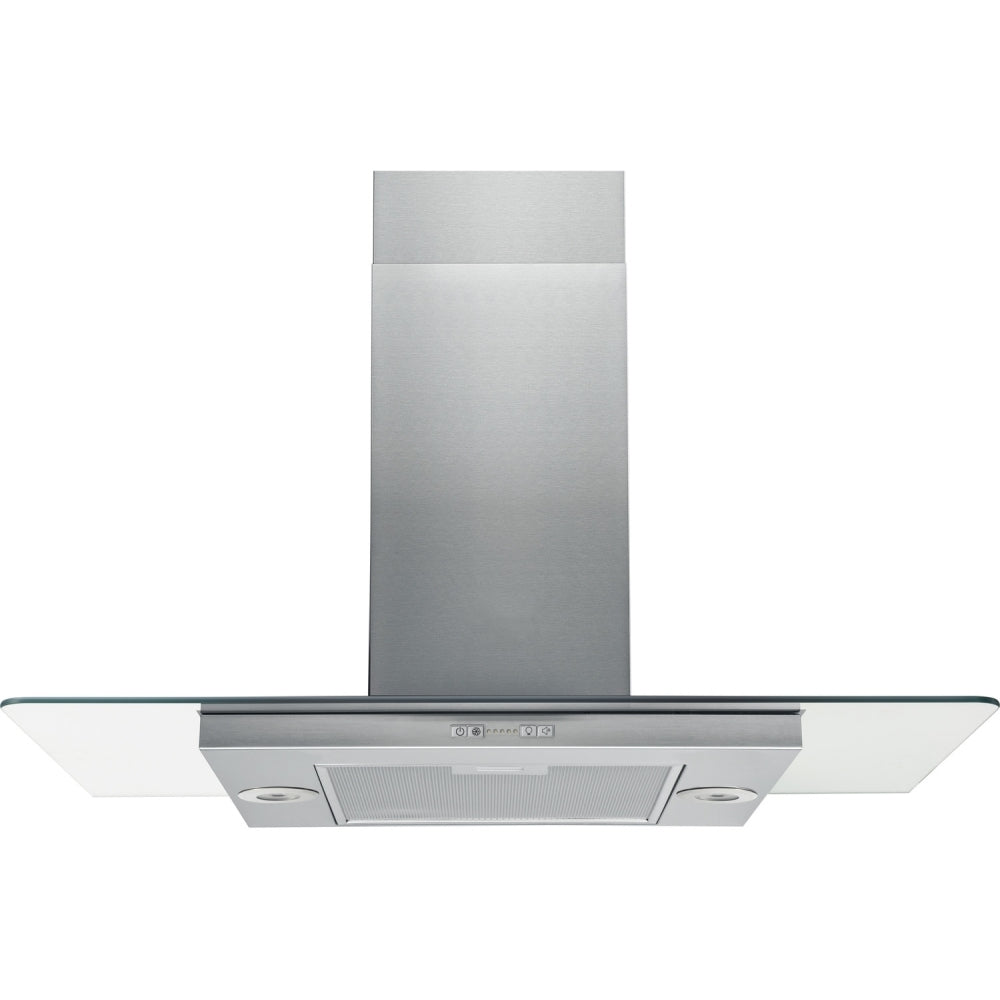 Hotpoint UIF9.3FLBX 90cm Chimney Cooker Hood, Stainless Steel, B Rated - image 1