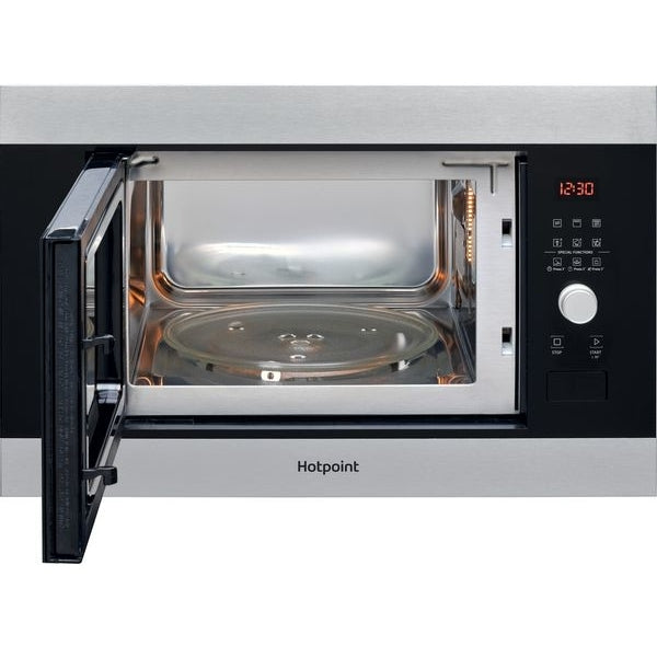 Hotpoint MF25GIXH Built-In Microwave with Grill, Black - image 1