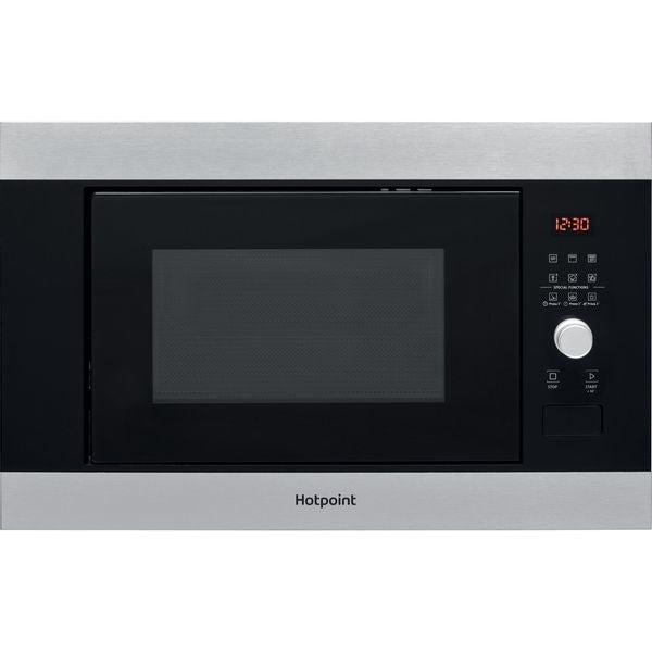 Hotpoint MF25GIXH Built-In Microwave with Grill, Black - image 9