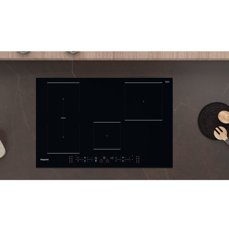 Hotpoint TB3977BBF 77cm Induction Hob, Black - image 4