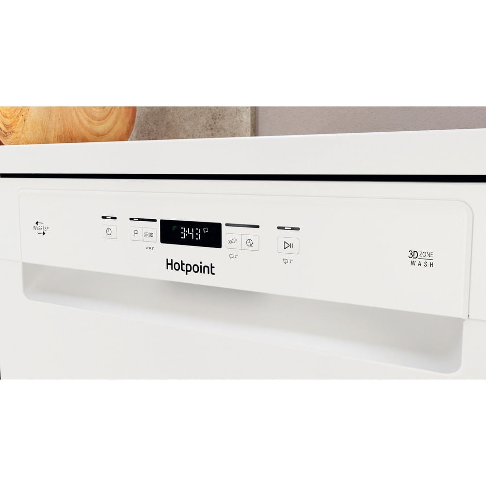 Hotpoint HFC3C26WCUK Dishwasher, 14 Place Settings, White, E Rated - image 8