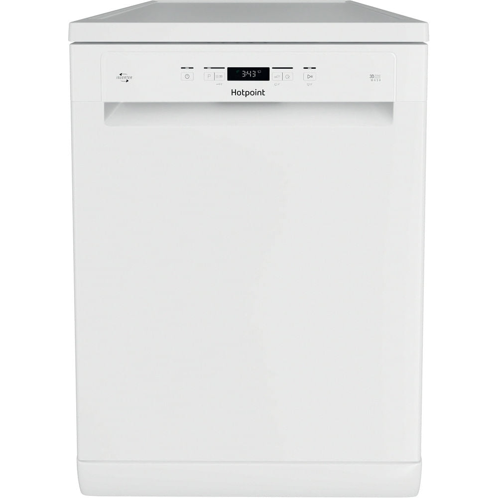 Hotpoint HFC3C26WCUK Dishwasher, 14 Place Settings, White, E Rated - image 1