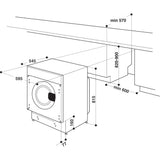 Hotpoint BIWDHG75148UKN Integrated Washer Dryer, 7kg/5kg, 1400 Spin, White, E Rated - image 13