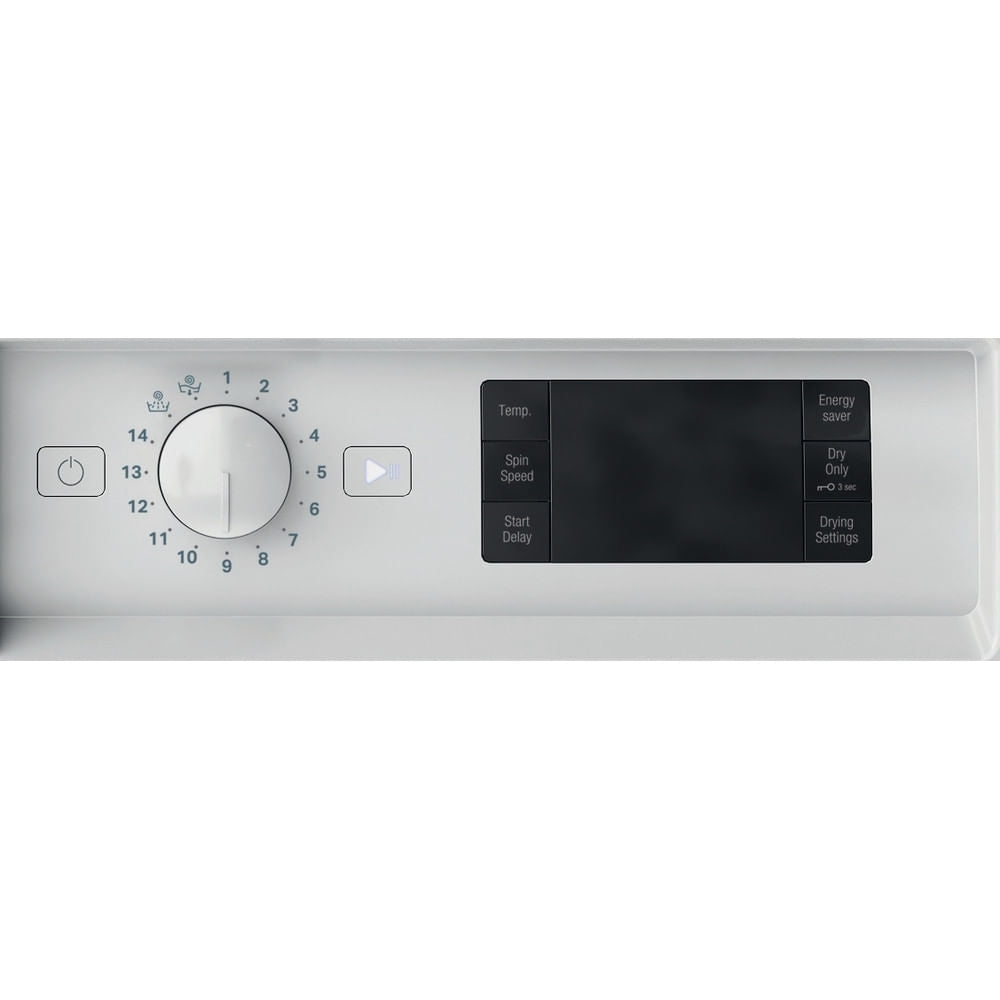 Hotpoint BIWDHG75148UKN Integrated Washer Dryer, 7kg/5kg, 1400 Spin, White, E Rated - image 8