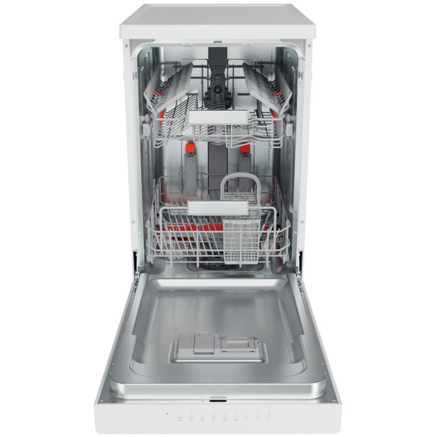 Hotpoint HSFO3T223WUK Slimline Dishwasher, 10 Place Settings, White, E Rated - image 2