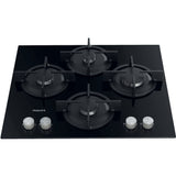 Hotpoint HGS61SBK 60cm 4 Burner Gas Hob, Black - image 2