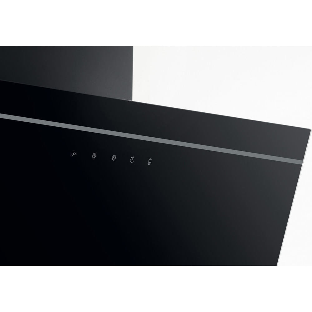 Hotpoint PHVP62FLTK 60cm Chimney Hood, Black, A Rated - image 3