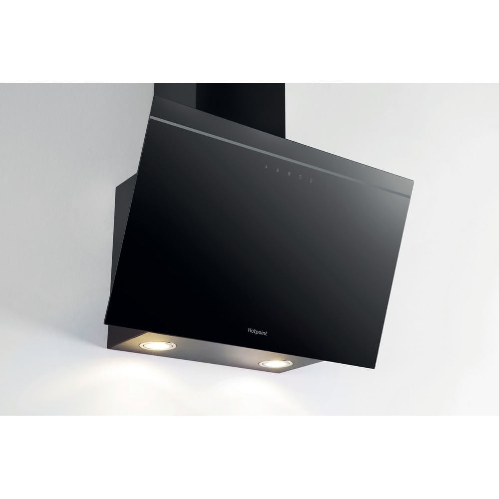 Hotpoint PHVP62FLTK 60cm Chimney Hood, Black, A Rated - image 4