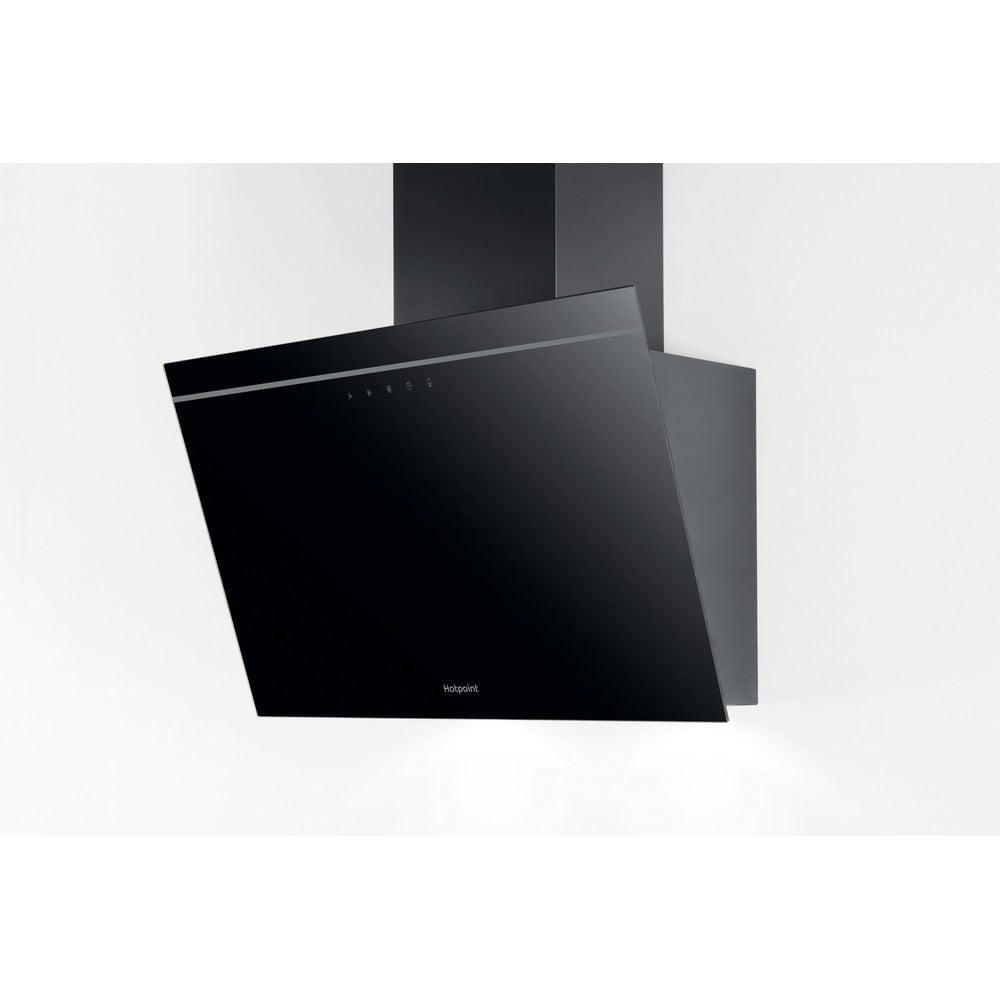 Hotpoint PHVP62FLTK 60cm Chimney Hood, Black, A Rated - image 5