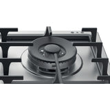Hotpoint PPH60GDFIXUK 59cm 4 Burner Gas Hob, Silver - image 3
