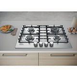Hotpoint PPH60GDFIXUK 59cm 4 Burner Gas Hob, Silver - image 4
