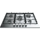 Hotpoint PPH 75P DF IX UK 73cm 5 Burner Gas Hob, Silver - image 1