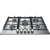 Hotpoint PPH75GDFIXUK 75cm 5 Burner Gas Hob, Stainless Steel - image 1