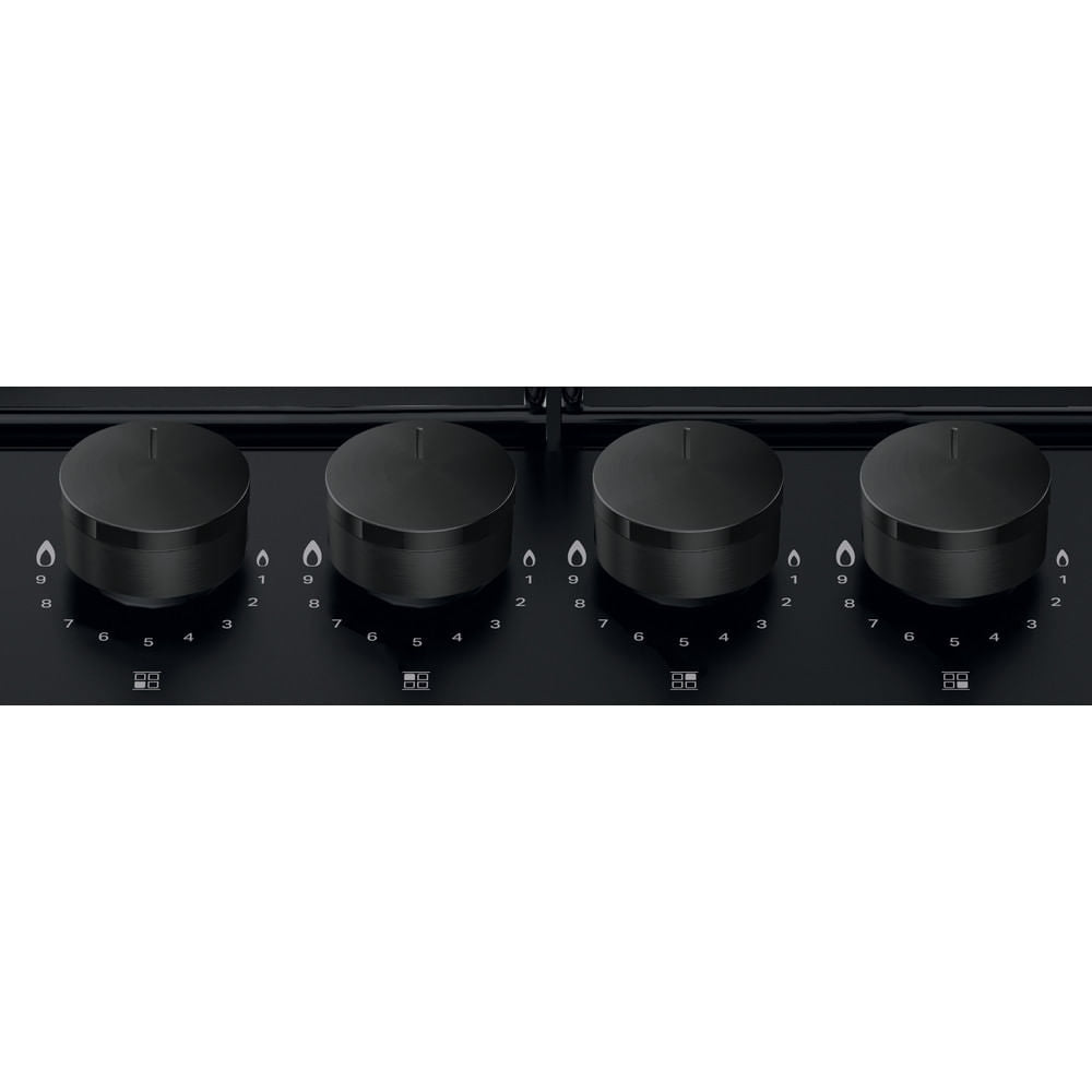 Hotpoint PPH60PFNB 58cm 4 Burner Gas Hob, Anthracite, Grey - image 3