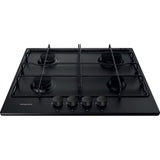 Hotpoint PPH60PFNB 58cm 4 Burner Gas Hob, Anthracite, Grey - image 1