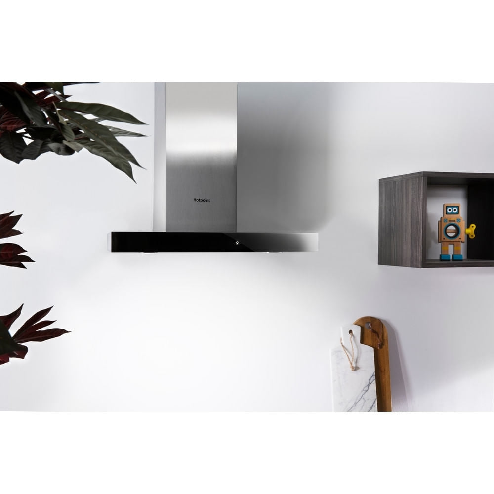 Hotpoint PHBS6.8FLTIX/1 60cm Chimney Cooker Hood, Stainless Steel, A Rated - image 3