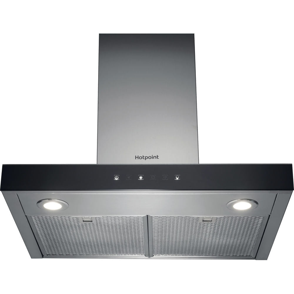 Hotpoint PHBS6.8FLTIX/1 60cm Chimney Cooker Hood, Stainless Steel, A Rated - image 1