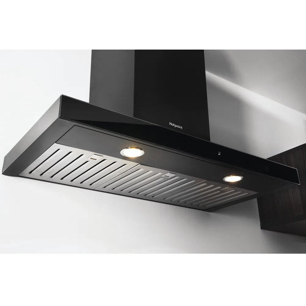 Hotpoint PHBS9.8CLTDK/1 90cm Chimney Cooker Hood, Black, A Rated - image 6