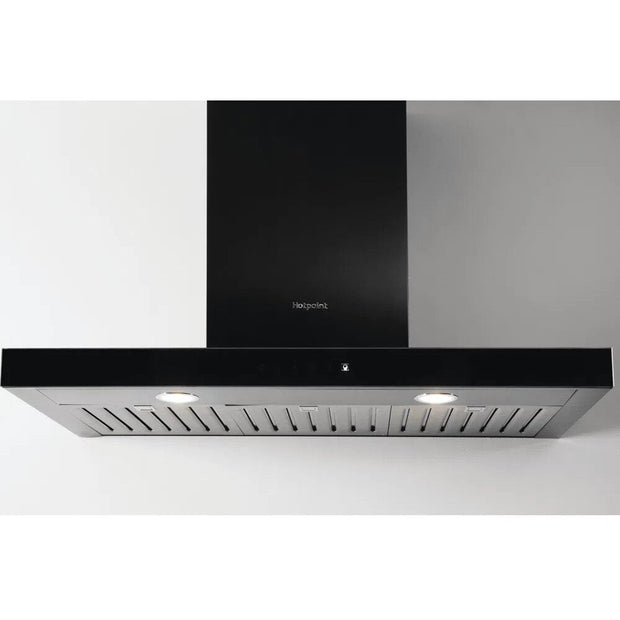 Hotpoint PHBS9.8CLTDK/1 90cm Chimney Cooker Hood, Black, A Rated - image 1