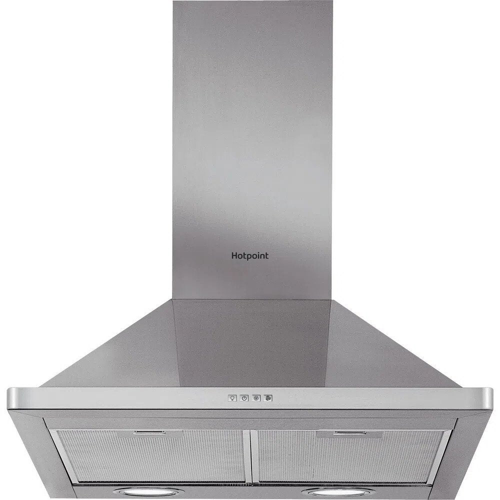 Hotpoint PHPN6.5FLMX/1 60cm Chimney Cooker Hood, Stainless Steel, D Rated - image 1
