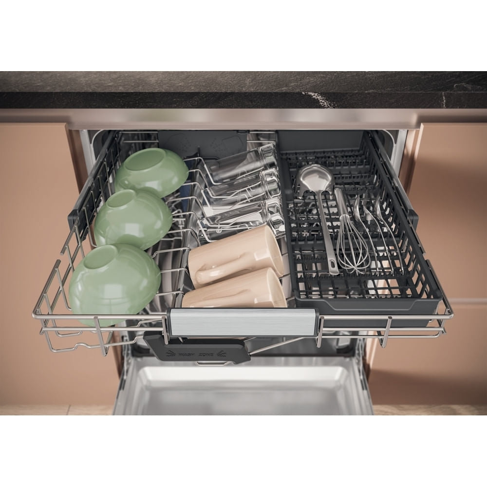 Hotpoint Hydroforce H8IHT59LSUK Fully Integrated Dishwasher, 14 Place Settings, B Rated - image 22
