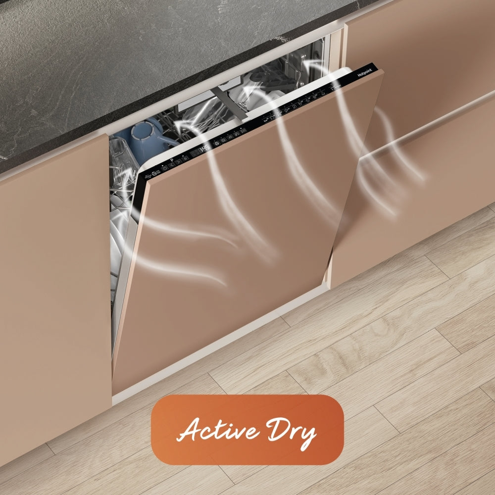 Hotpoint Hydroforce H8IHP42LUK Fully Integrated Dishwasher, 14 Place Settings, C Rated - image 5