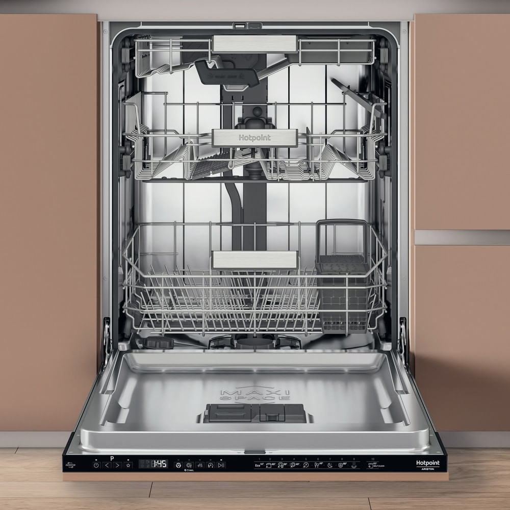 Hotpoint Hydroforce H8IHP42LUK Fully Integrated Dishwasher, 14 Place Settings, C Rated - image 7