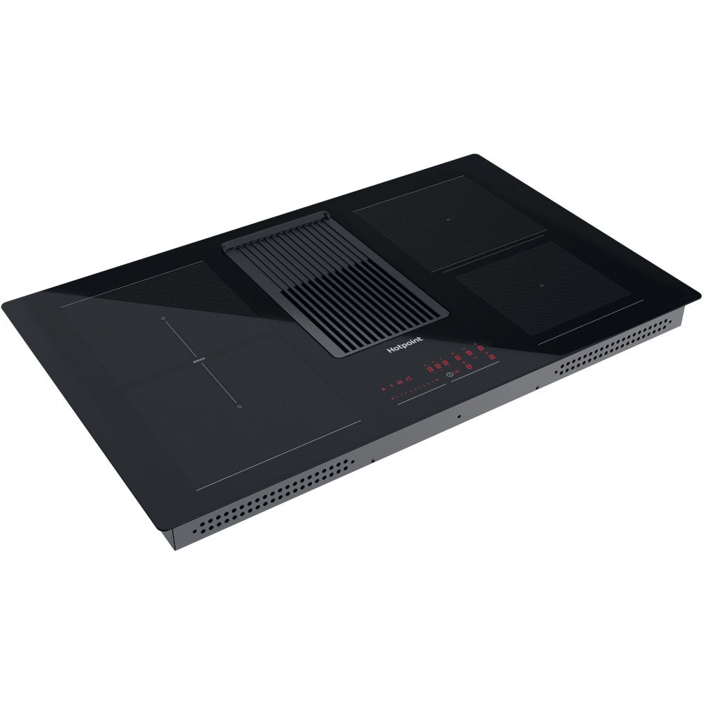 Hotpoint PVH 92 B K/F KIT 83cm Vented Hob, Black, A Rated - image 3