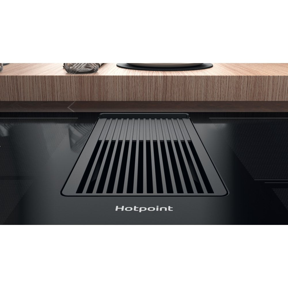 Hotpoint PVH 92 B K/F KIT 83cm Vented Hob, Black, A Rated - image 5