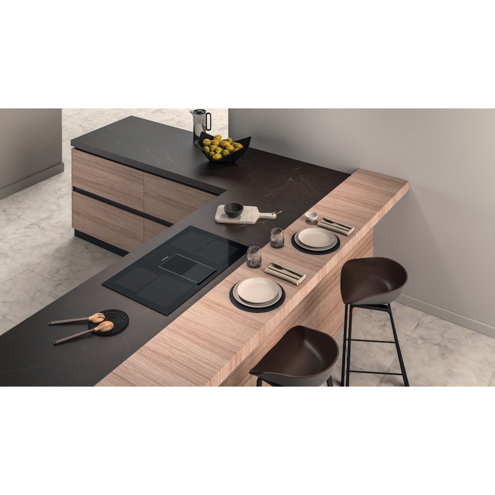 Hotpoint PVH 92 B K/F KIT 83cm Vented Hob, Black, A Rated - image 6