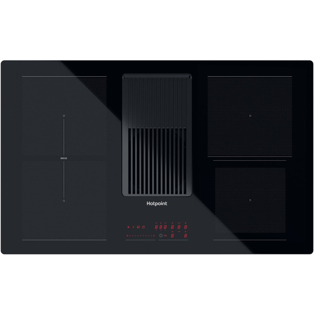 Hotpoint PVH 92 B K/F KIT 83cm Vented Hob, Black, A Rated - image 1