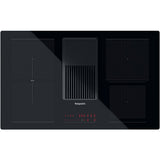 Hotpoint PVH 92 B K/F KIT 83cm Vented Hob, Black, A Rated - image 1