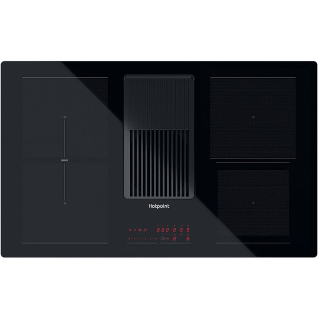 Hotpoint PVH 92 B K/F KIT 83cm Vented Hob, Black, A Rated - image 1
