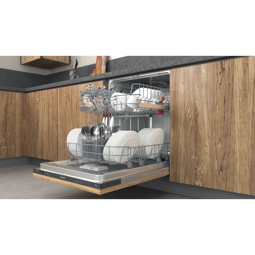 Hotpoint H2IHD526BUK Fully Integrated Dishwasher, 14 Place Settings, E Rated - image 5